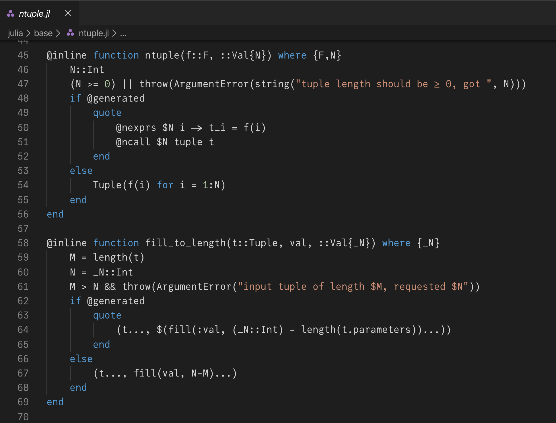 Перенос в vs code